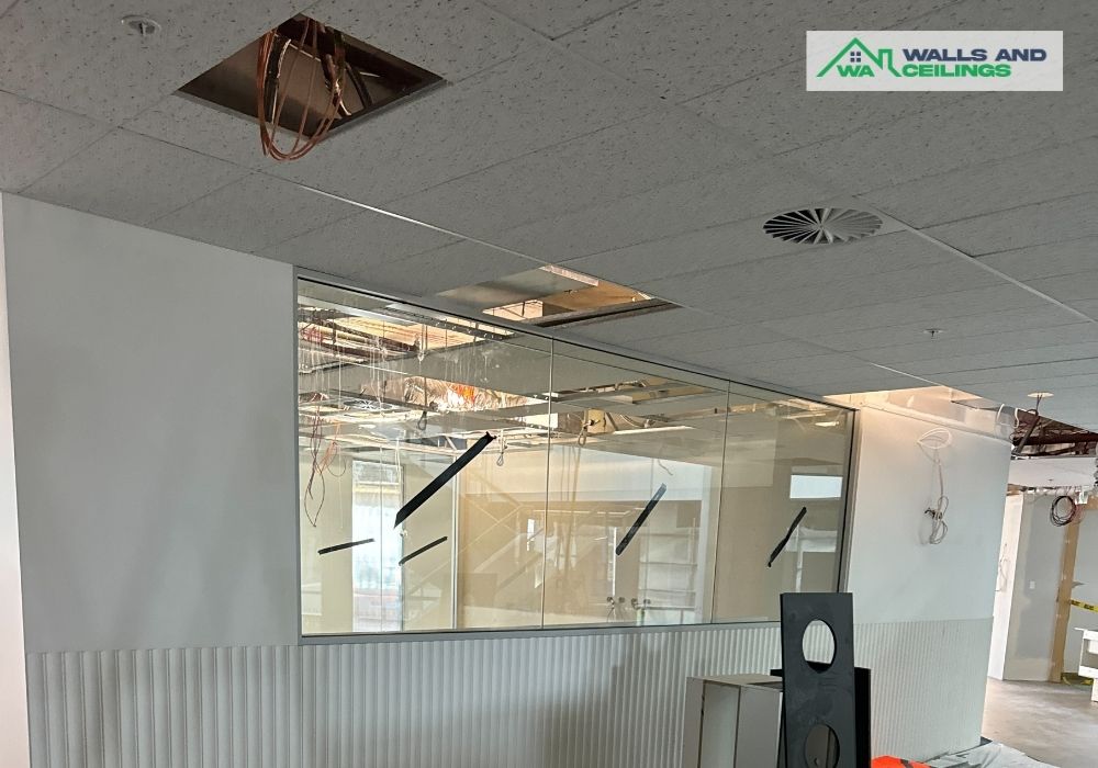 ceiling and wall installation in Woodlands