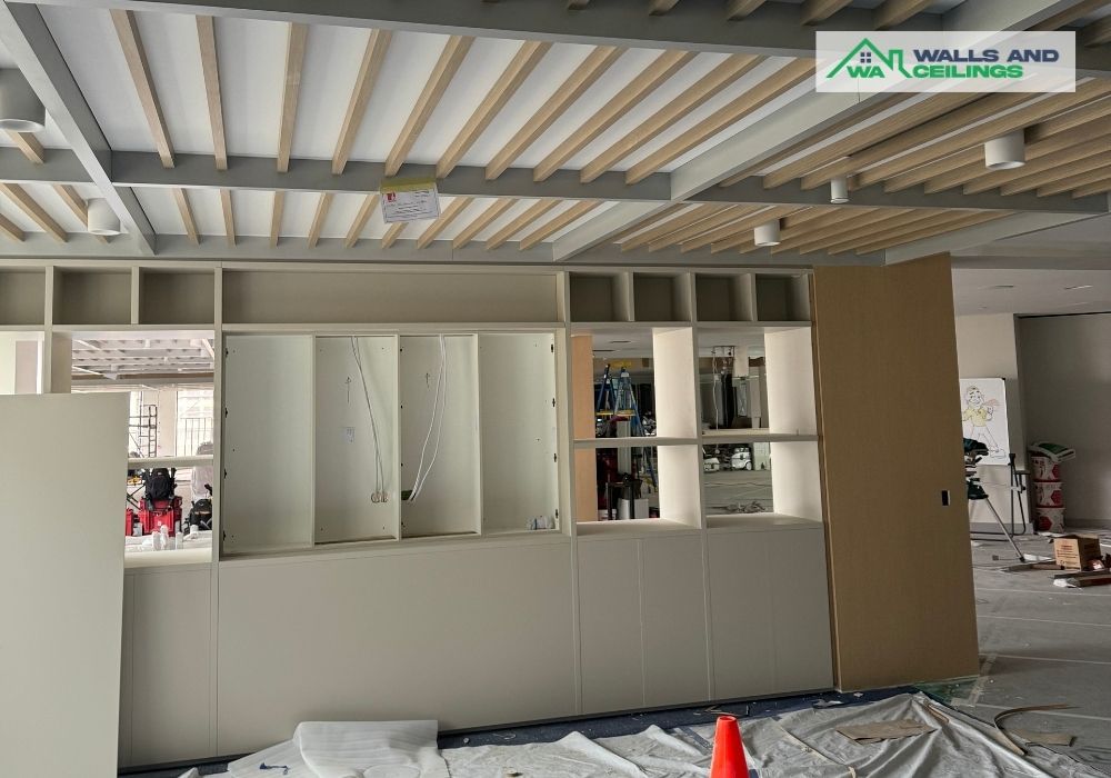 ongoing gyprock wall installation in Perth WA