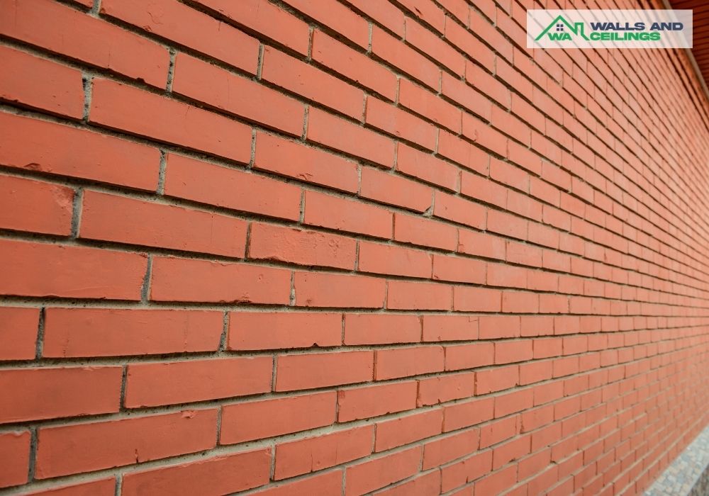 brick wall in Greenwood home